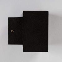 Segment Up en Down Muurlamp Zwart Medium - thumbnail