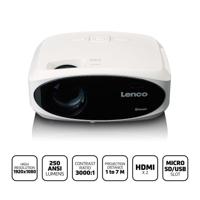Lenco Full HD 1080P LCD-projector met Bluetooth Wit - LPJ-900WH - thumbnail
