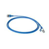 ACT DC7602 LSZH U/FTP CAT6A Datacenter Slimline Patchkabel Snagless | RJ45 Connectoren | Blauw | 2 meter - thumbnail