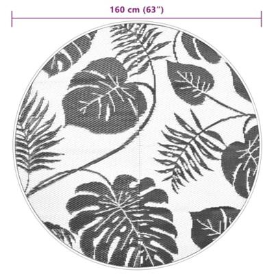 VidaXL Buitenkleed arakil ø160 cm polypropeen groen