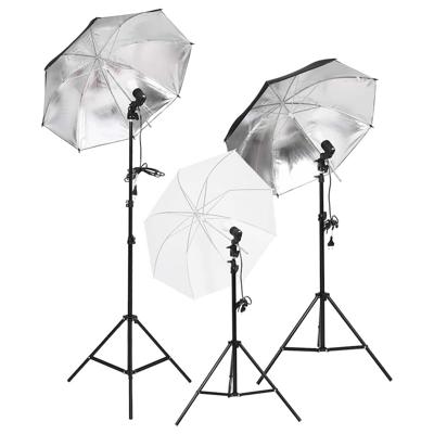 VidaXL Studioverlichtingsset met statieven en paraplu's VidaXL Studioverlichtingsset met statieven en paraplu's
