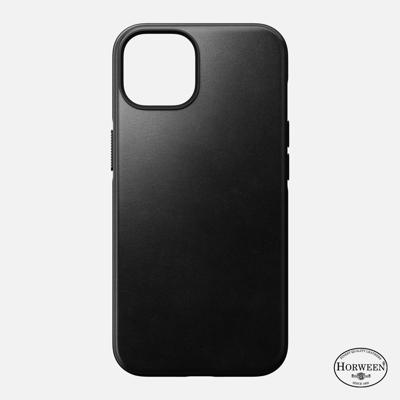 Nomad Modern Horween lederen hoesje iPhone 14 - Black Nomad Modern Horween lederen hoesje iPhone 14 - Black