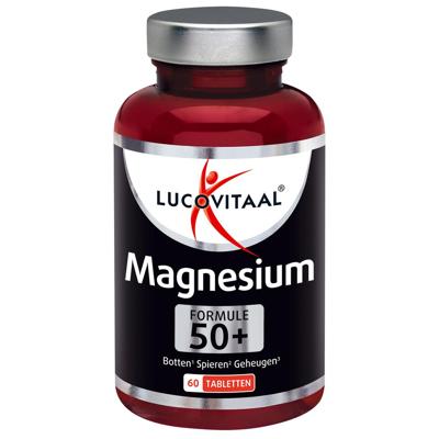 Lucovitaal Magnesium 50+ Botten, Spieren, Geheugen 60Tabletten Lucovitaal Magnesium 50+ Botten, Spieren, Geheugen 60Tabletten