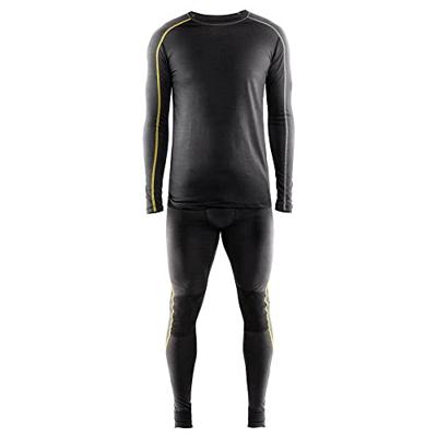 Blåkläder Merino Xlight Onderhemd Lange mouw 479917349835 | Donkergrijs/Geel | Maat XS - 7330509545577 Blåkläder Merino Xlight Onderhemd Lange mouw 479917349835 | Donkergrijs/Geel | Maat XS - 7330509545577