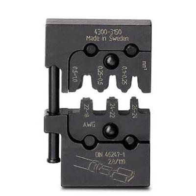 Phoenix Contact CRIMPFOX-M SC 1/DIE 1212083 Krimpprofiel Ongeïsoleerde platte stekkerhulzen 0.1 tot 1 mm² Geschikt voor merk Phoenix Contact 469547 Phoenix Contact CRIMPFOX-M SC 1/DIE 1212083 Krimpprofiel Ongeïsoleerde platte stekkerhulzen 0.1 tot 1 mm² Geschikt voor merk Phoenix Contact 469547