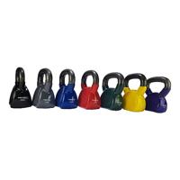 Tunturi Vinyl Kettlebell l 16KG l zwart - thumbnail
