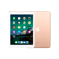 Refurbished iPad 2018 32 GB 4G Goud Gebruikt - thumbnail