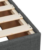 Bedframe zonder matras stof donkergrijs 180x200 cm - thumbnail