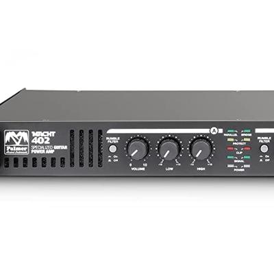 Palmer Musicals Instruments MACHT 402 Stereo-eindversterker RMS vermogen per kanaal op 4 Ω: 200 W Palmer Musicals Instruments MACHT 402 Stereo-eindversterker RMS vermogen per kanaal op 4 Ω: 200 W