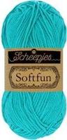 Scheepjes Softfun - 2423 Bright Turquoise - Haakgaren / Breigaren - thumbnail
