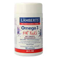 Lamberts Visolie omega 3 for kids 100 Capsules - thumbnail