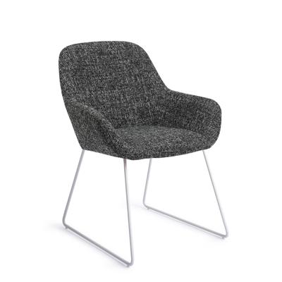 Jesper Home Eetkamerstoel 'Kushi' Slide White, kleur Skyfall