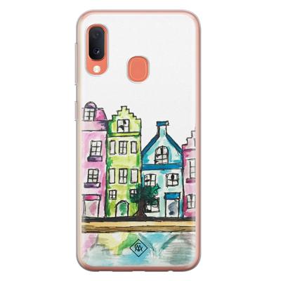 Samsung Galaxy A20e siliconen telefoonhoesje - Amsterdam Samsung Galaxy A20e siliconen telefoonhoesje - Amsterdam