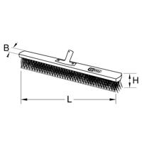 KS Tools 963.9591 Staalborstel Aluminium, Brons 240 mm 1 stuk(s) - thumbnail