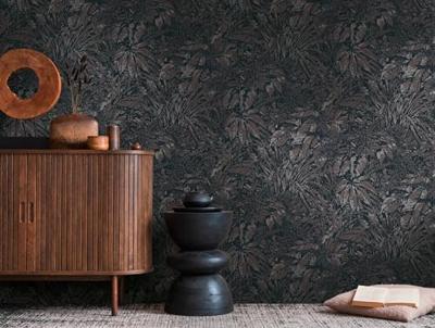 Livingwalls Smart Surfaces - Bruin - Floraal - 395605