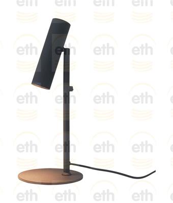 ETH Zwarte bureaulampNikki - 05-TL3229-30