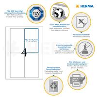 Etiket HERMA 4472 78.7x139.7mm premium wit 400stuks - thumbnail