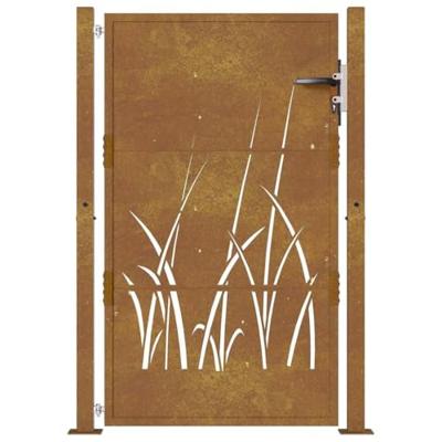 Poort grasontwerp 105x155 cm cortenstaal Poort grasontwerp 105x155 cm cortenstaal