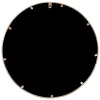 VidaXL Tuinspiegel rond 40x3 cm ijzer zandkleurig - thumbnail