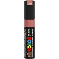 Uni-Posca Posca marker, afm pc-8k, lijndikte 8 mm, breed, rood metallic, 1 stuk - thumbnail