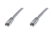 Digitus DK-1531-100 RJ45 Netwerkkabel, patchkabel CAT 5e SF/UTP 10.00 m Grijs 1 stuk(s) - thumbnail