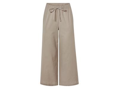 esmara Linnen dames broek - Plus size (Taupe, 56)