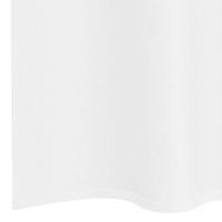 Voile Gordijn met gordijnen 2 pcs Wit 225 x 140 cm Polyester - thumbnail