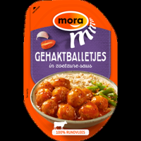 Mora Gehaktballetjes in Zoetzure Saus 160 g bij Jumbo - thumbnail