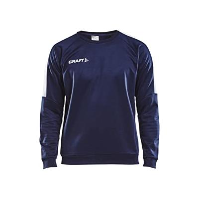 Craft 1906980 Progress R-Neck Sweater M - Navy/White - S Craft 1906980 Progress R-Neck Sweater M - Navy/White - S