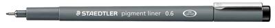 Fineliner staedtler pigment 308 0.6mm zwart