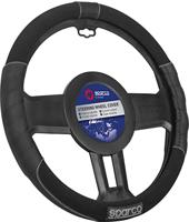 Sparco Stuurwielhoes Sport 3 Flat Bottom Zwart/Grijs SP90110 - thumbnail