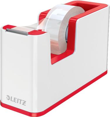 Plakbandhouder leitz wow wit/rood