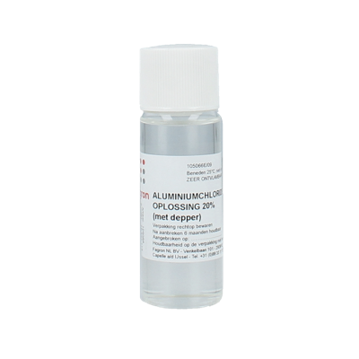 Aluminiumchloride oplossing 20% met depper 30 Milliliter