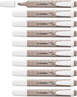 Markeerstift stabilo swing cool nature warmgrijs | 10 stuks - thumbnail