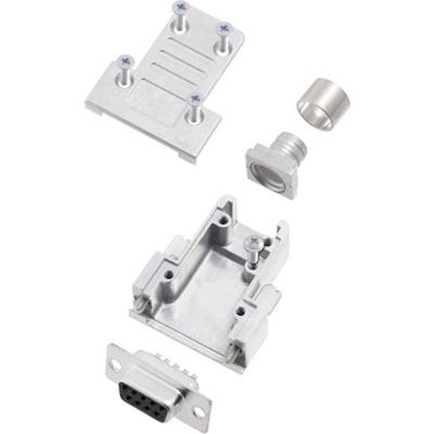 encitech DCRP09-DMS-CF65-CS80-K 6355-0881-31 D-sub female connectorset 180 ° Aantal polen: 9 Soldeerkelk 1 stuk(s)