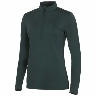 Schockemohle Page Sport Trainingsshirt donkergroen maat:s Schockemohle Page Sport Trainingsshirt donkergroen maat:s