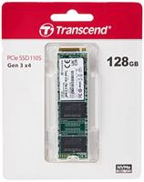 Transcend 110S NVMe/PCIe M.2 SSD 2280 harde schijf 128 GB M.2 NVMe PCIe 3.0 x4 - thumbnail