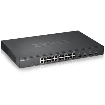 Zyxel 24-Port Gigabit Ethernet Smart Managed Switch met 4 10G SFP+ Slots en Hybrid Cloud mode [XGS1930-28]