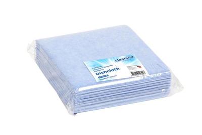 Werkdoek cleaninq viscose 38x40 cm bl 125gr 10st