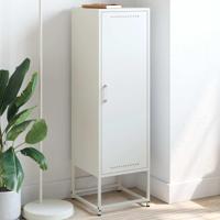 Hoge kast 36x39x123 cm staal wit - thumbnail
