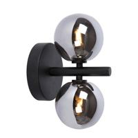 Lucide TYCHO - Wandlamp - 2xG9 - Zwart - thumbnail
