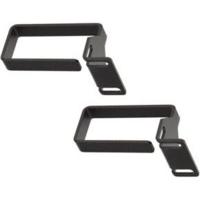 WP Rack WPN-ACM-001-B Metalen Kabel Ring Set | 1 HE | Zwart - thumbnail