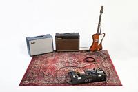 DRUMnBASE VP185-ORD Vintage Persian Original Red drum/stage mat 185 x 160 cm - thumbnail