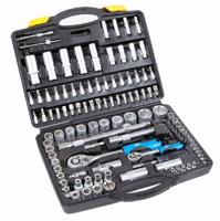 Airpress Dopset 108-dlg 1/4&apos;&apos;+ 3/8&apos;&apos; - 75246 - thumbnail