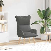 Fauteuil Donkergrijs 69 x 74 x 93 cm Stof - thumbnail