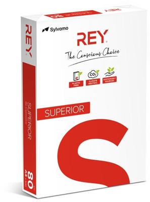 Kopieerpapier Rey Superior A4 80gr wit 500 vel