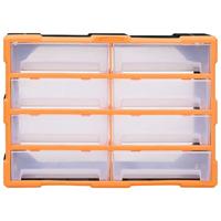 VidaXL Organiser met 8 grote lades 52x16x37 cm - thumbnail
