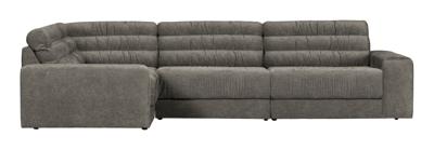 BePureHome Hoekbank 'Date' Links, kleur Grijs