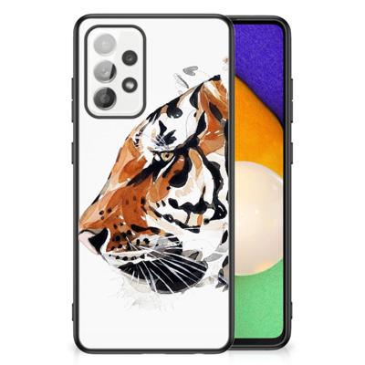 Kleurrijke Telefoonhoesje Samsung Galaxy A52 | A52s (5G/4G) Watercolor Tiger Kleurrijke Telefoonhoesje Samsung Galaxy A52 | A52s (5G/4G) Watercolor Tiger