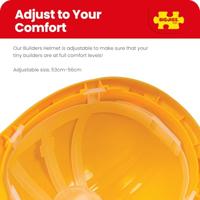 Bigjigs kinder bouwhelm geel - thumbnail